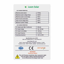 Load image into Gallery viewer, Loom solar 10 kw grid connected AC Module